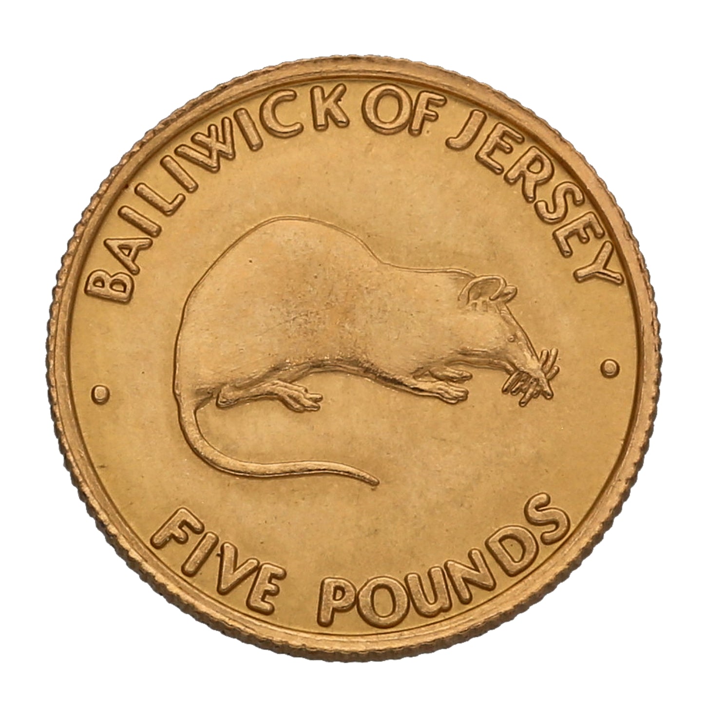 22ct Gold Queen Elizabeth II Silver Wedding Five Pounds Coin 1972