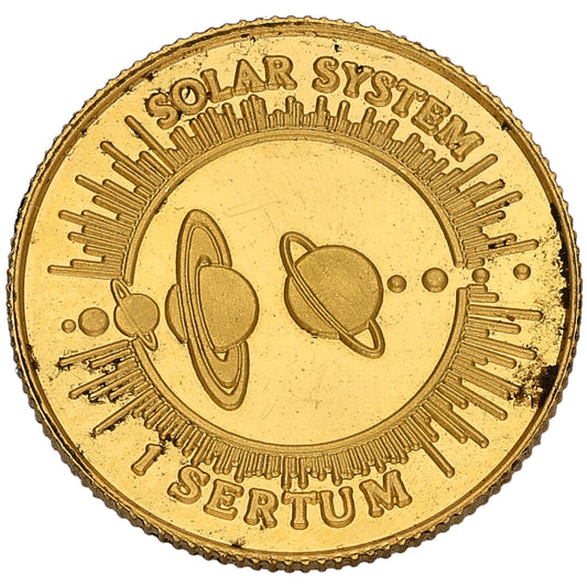 22ct Gold Solar System 1 Sertum Coin 1995