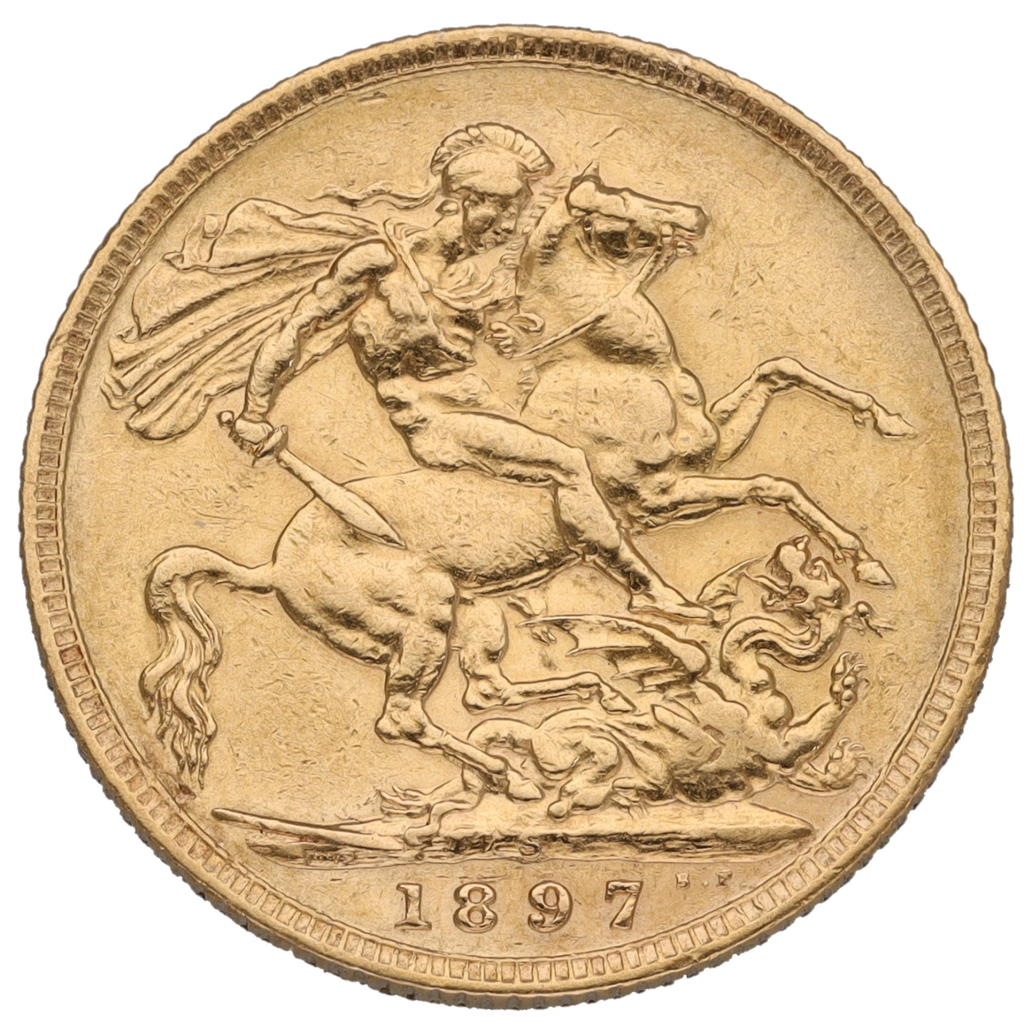 22ct Gold Queen Victoria Full Sovereign Coin 1897