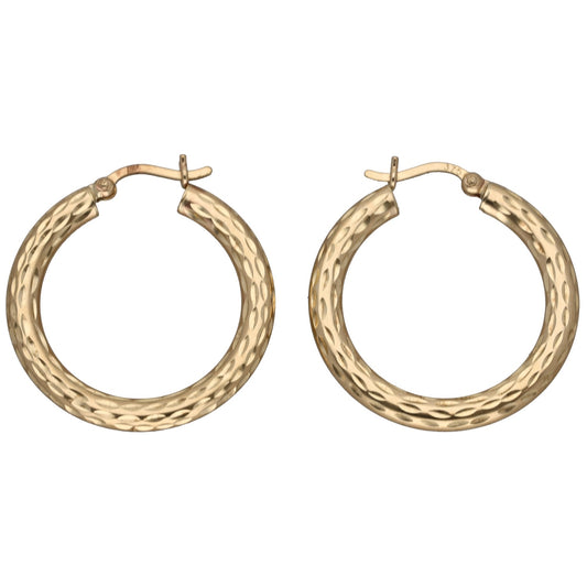 9ct Gold Hoop Earrings