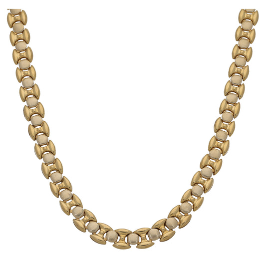 9ct Gold Fancy Necklace 18"