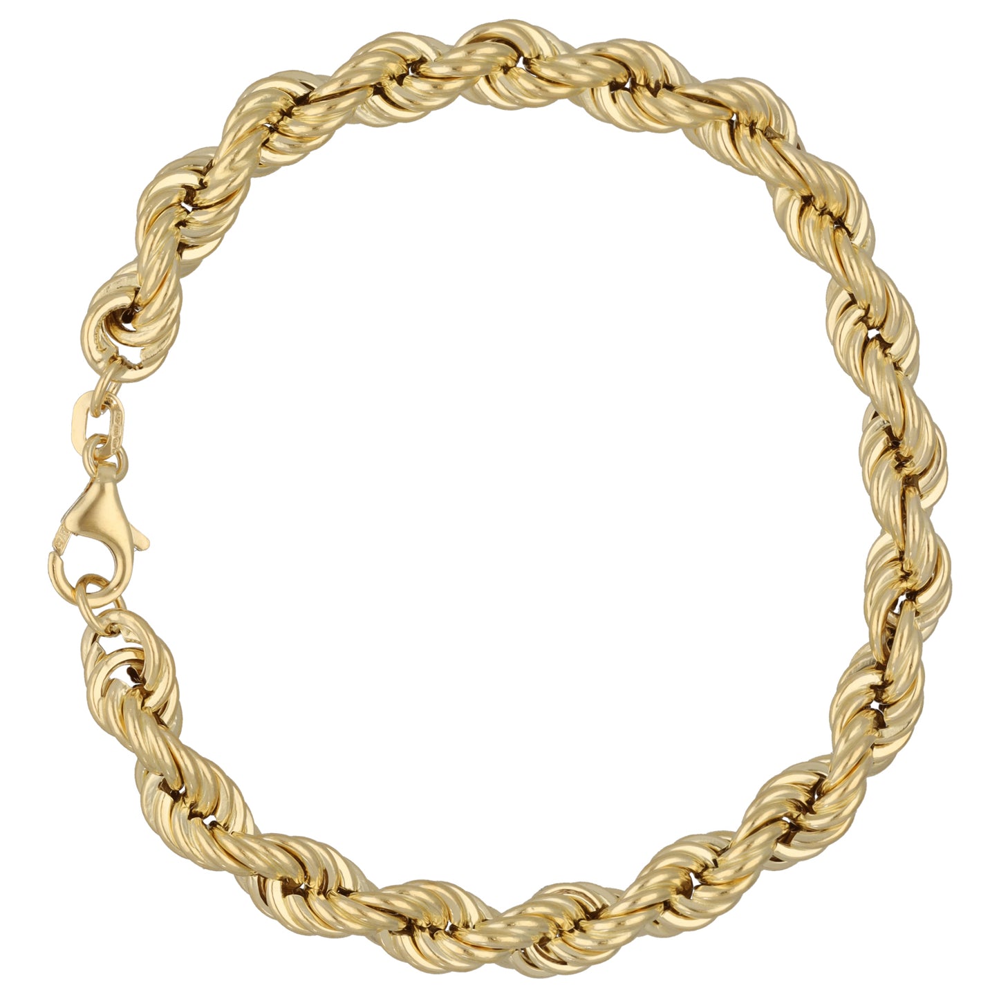 New 9ct Gold Rope Bracelet