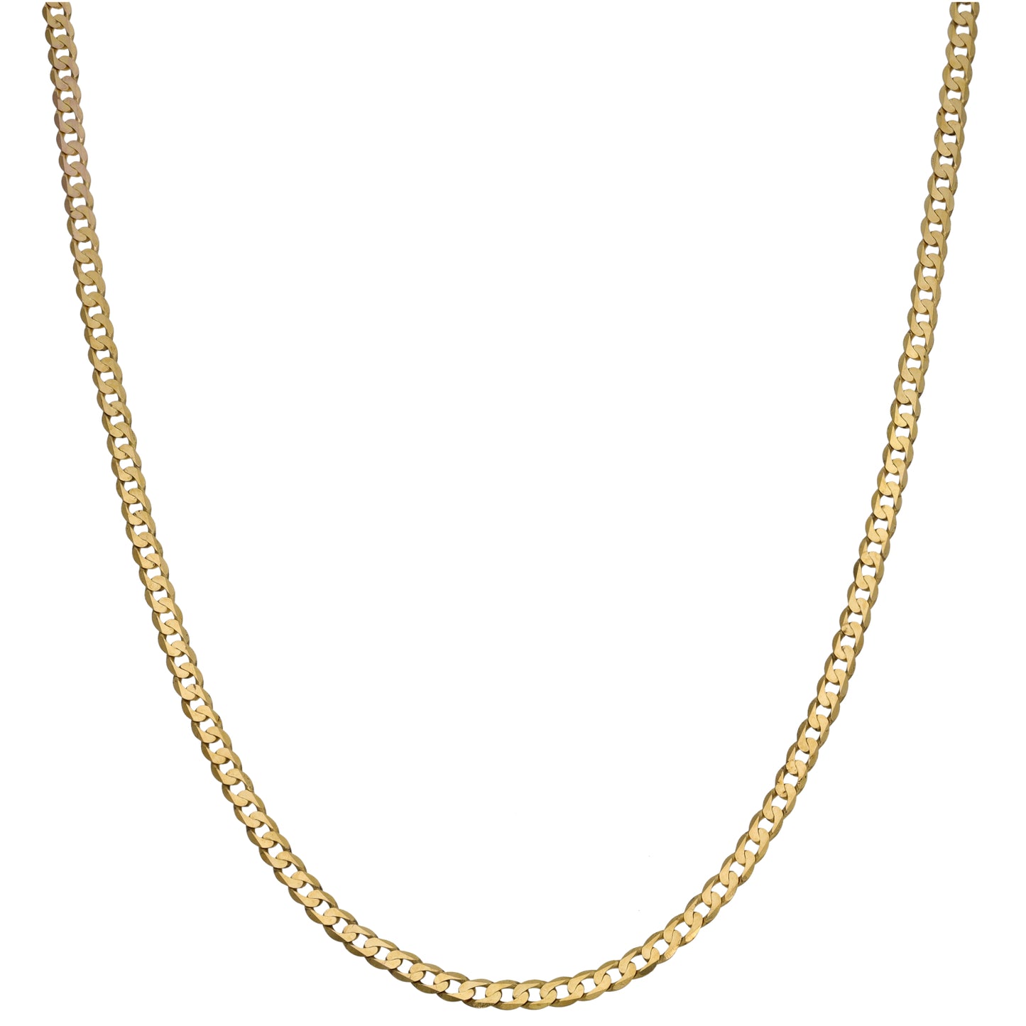 9ct Gold Curb Chain 20"