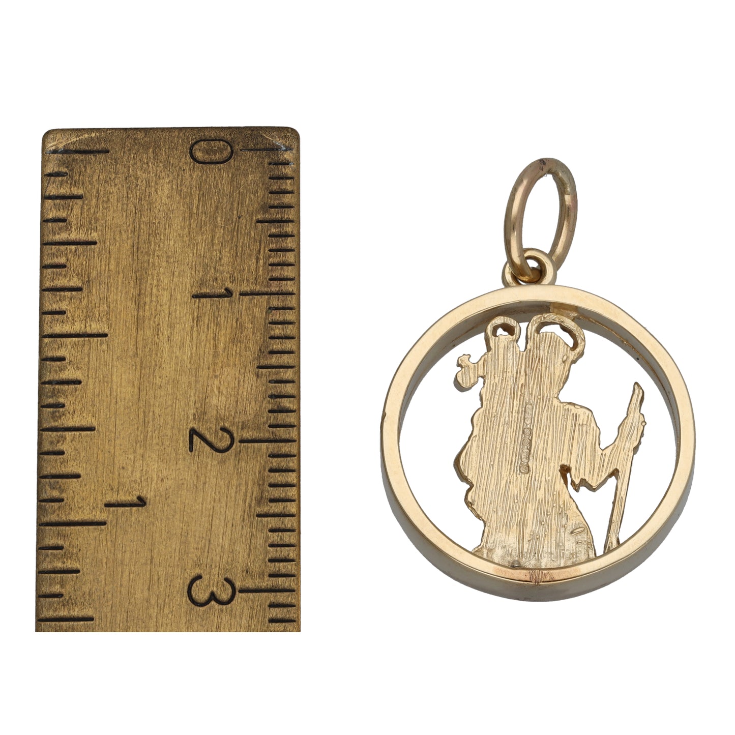 9ct Gold St Christopher Pendant