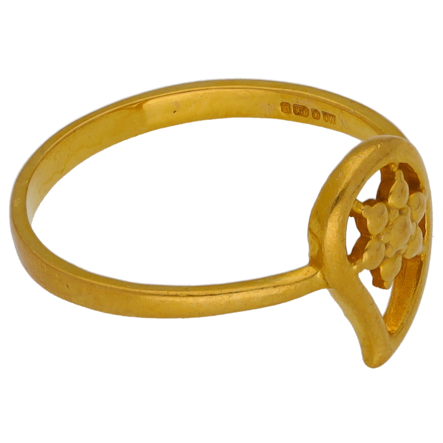 22ct Gold Dress/Cocktail Ring Size M