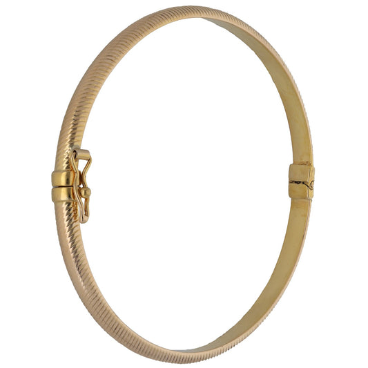 9ct Gold Hinged/Clasp Bangle