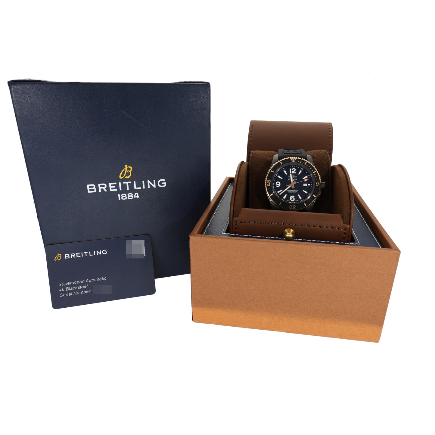 Breitling Superocean U17368 46mm PVD Stainless Steel Watch