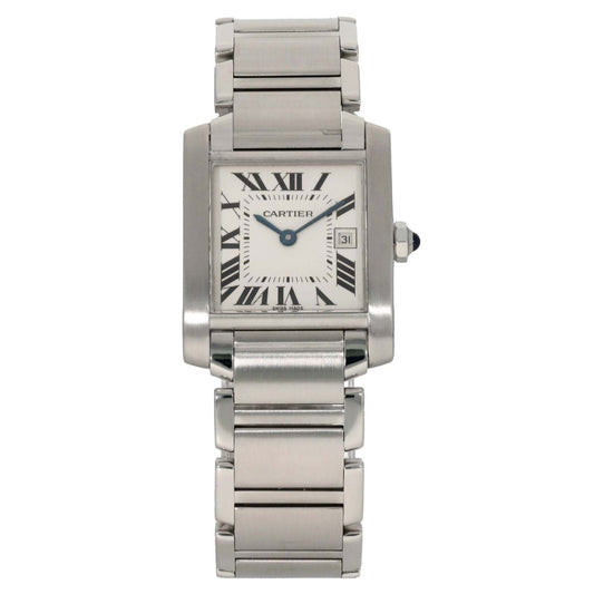 Cartier Tank Francaise W51011Q3 25mm Stainless Steel Watch
