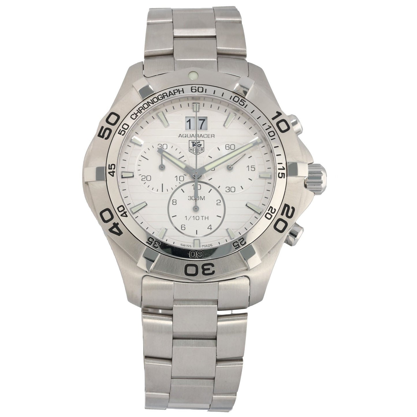 Tag Heuer Aquaracer CAF101F 43mm Stainless Steel Watch