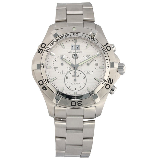 Tag Heuer Aquaracer CAF101F 43mm Stainless Steel Watch