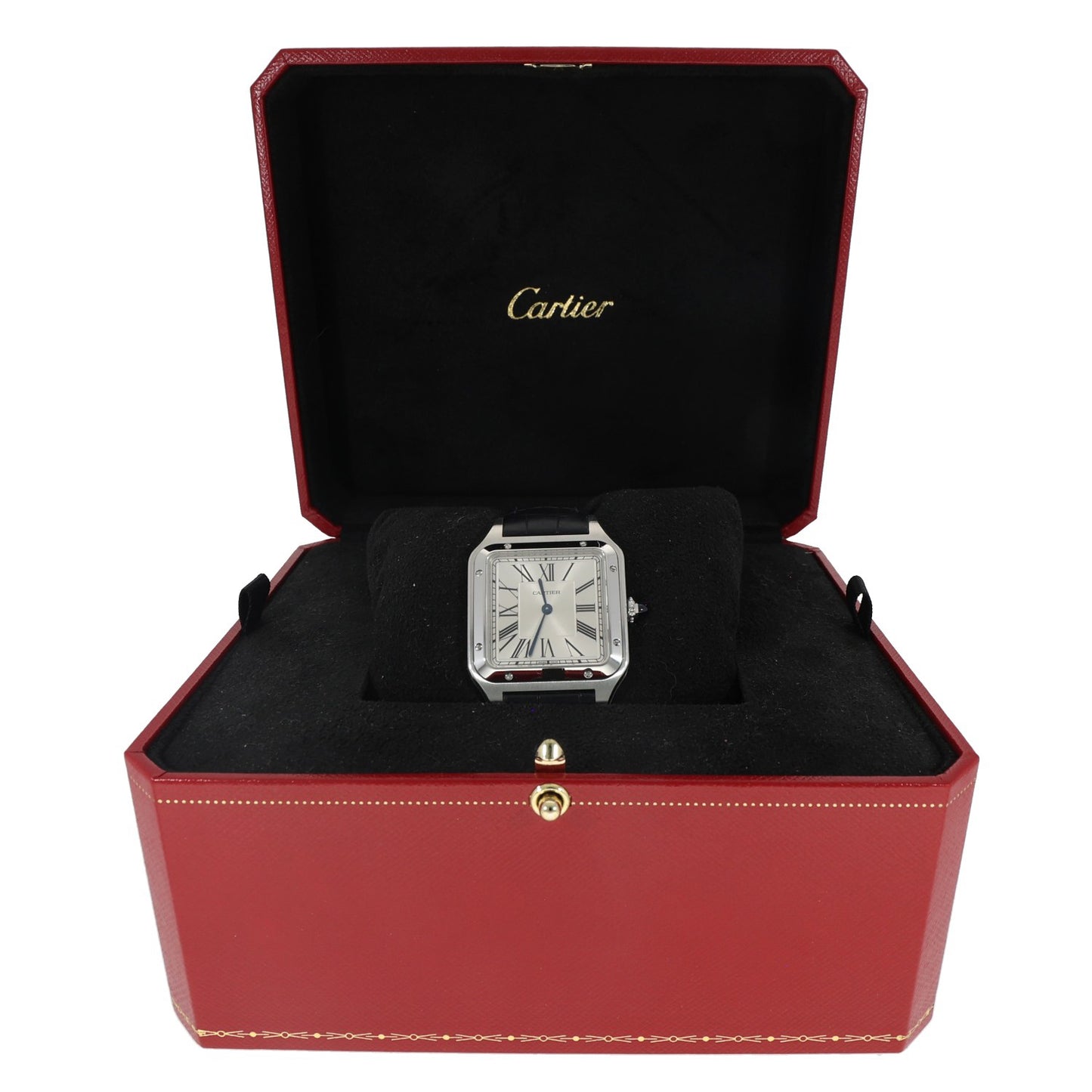 Cartier Santos Dumont WSSA0022 31.5mm Stainless Steel Watch