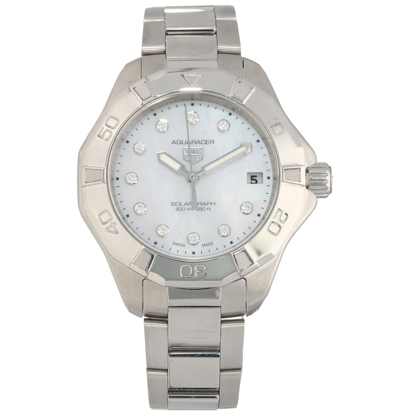 Tag Heuer Aquaracer WBP1313 34mm Stainless Steel Watch