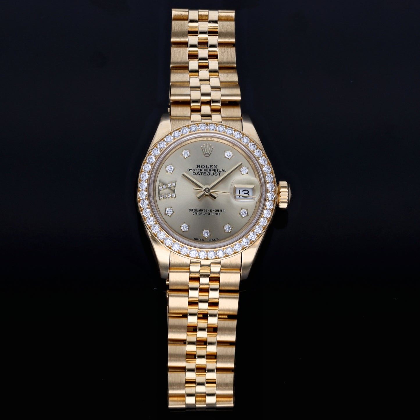 Rolex Datejust 279138 28mm Gold Watch
