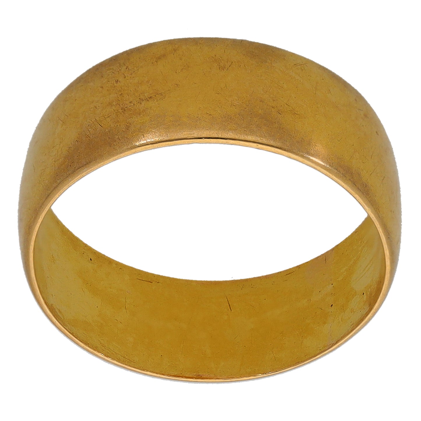 22ct Gold Plain Wedding Ring Size N