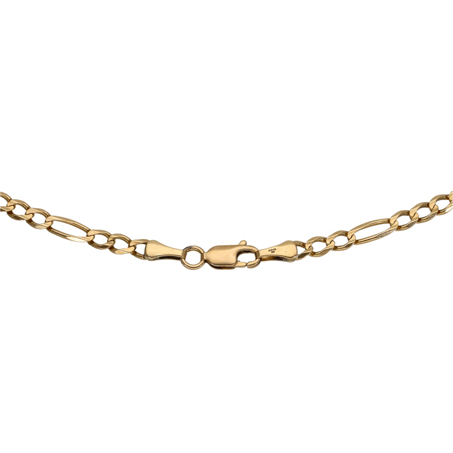 9ct Gold Figaro Chain 20"