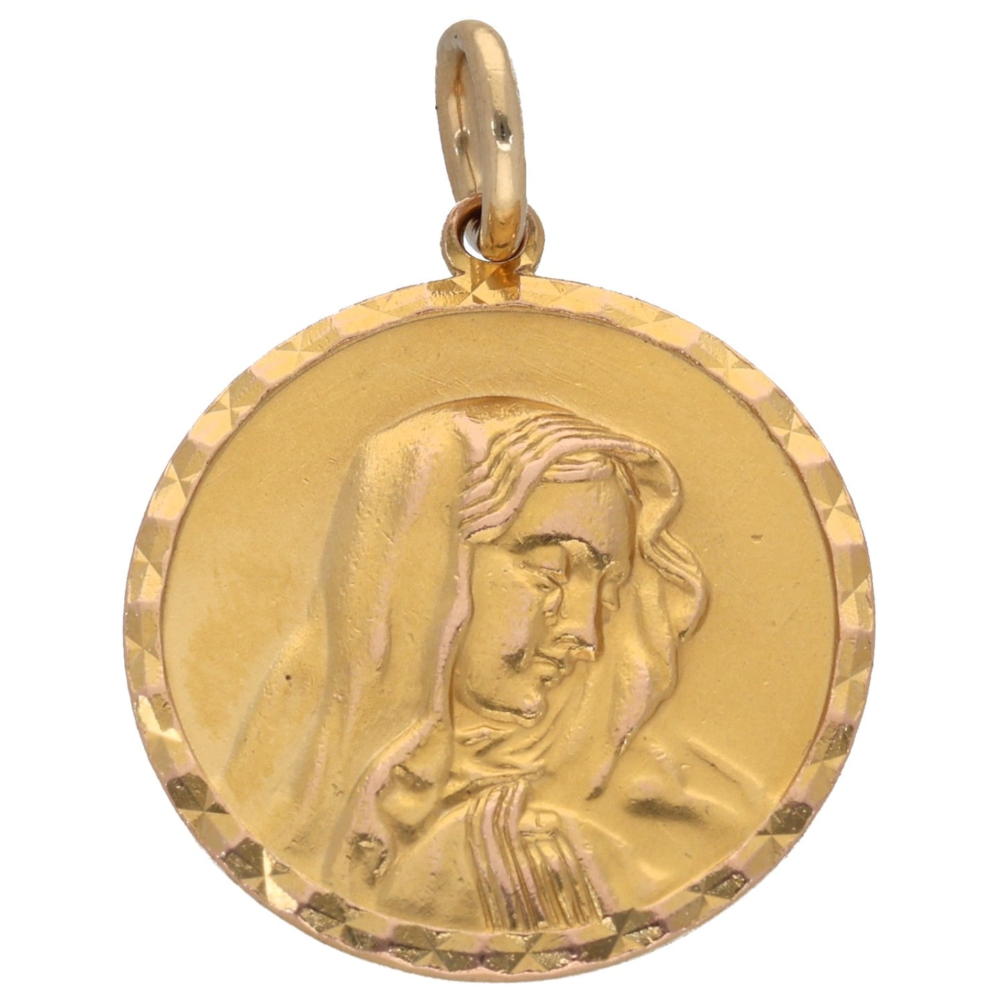 9ct Gold Mary Pendant