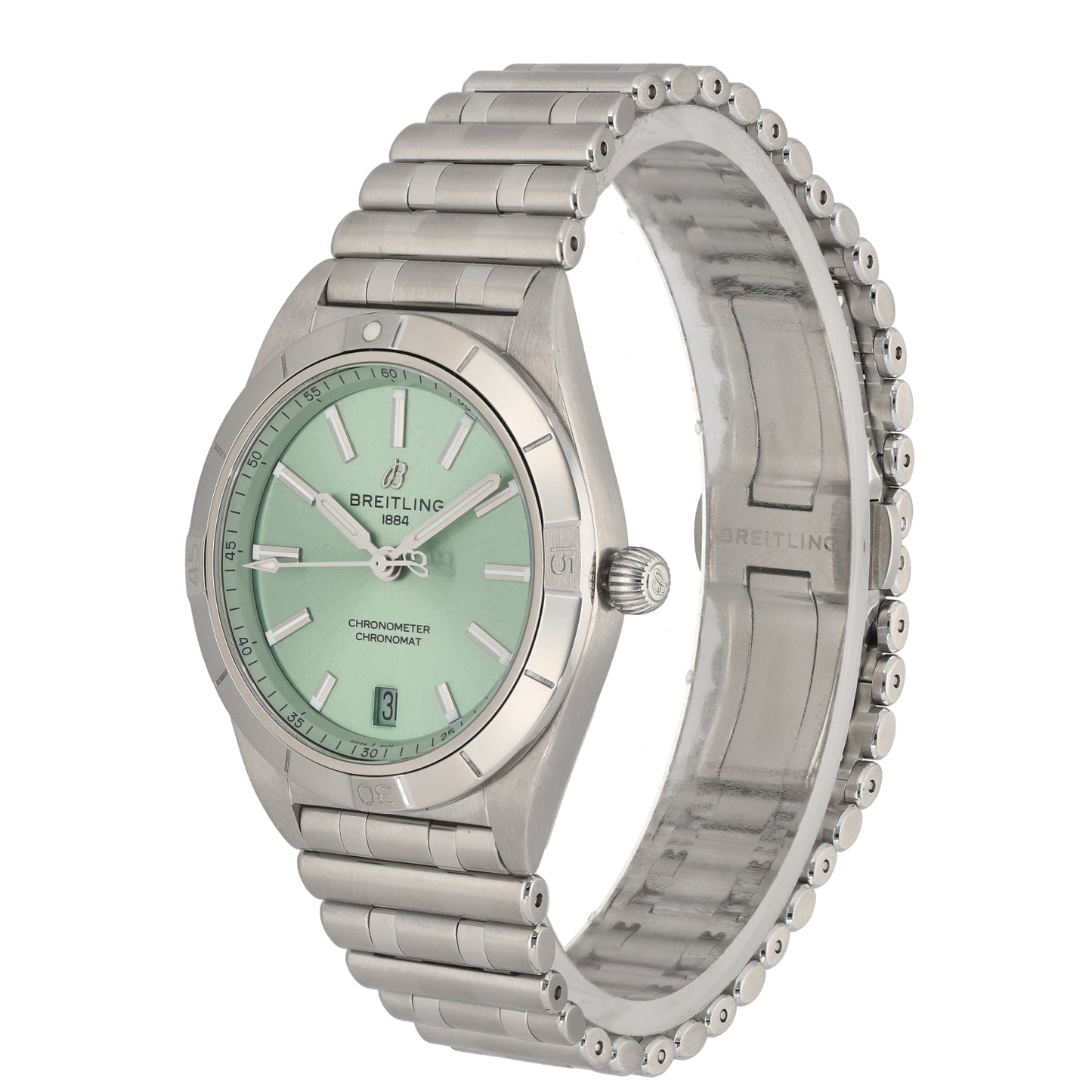 Breitling Chronomatic A10380 36mm Stainless Steel Watch