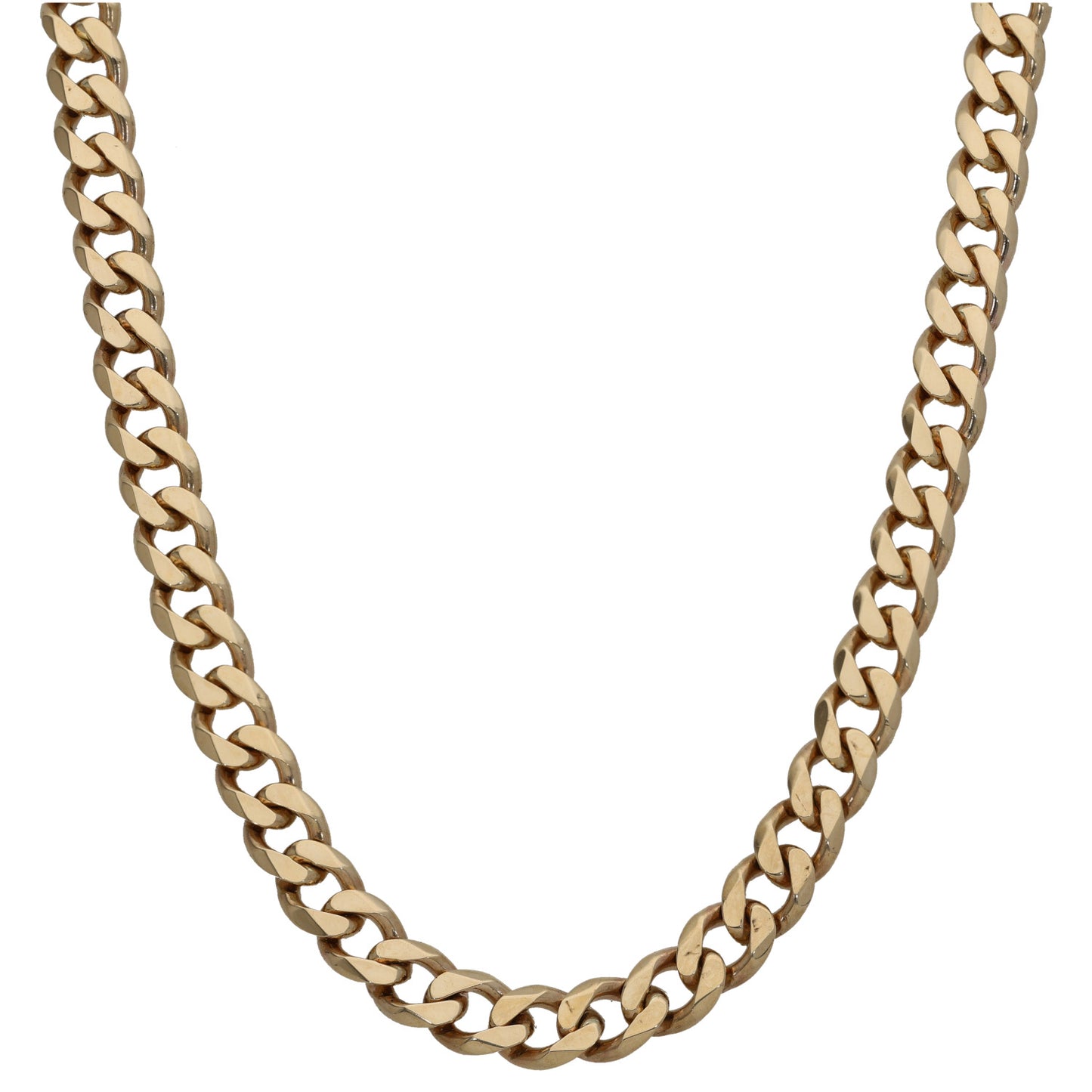 9ct Gold Curb Chain 22"