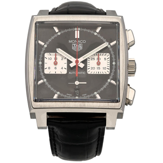 Tag Heuer Monaco CBL2113 39mm Stainless Steel Watch (Ex-Display)