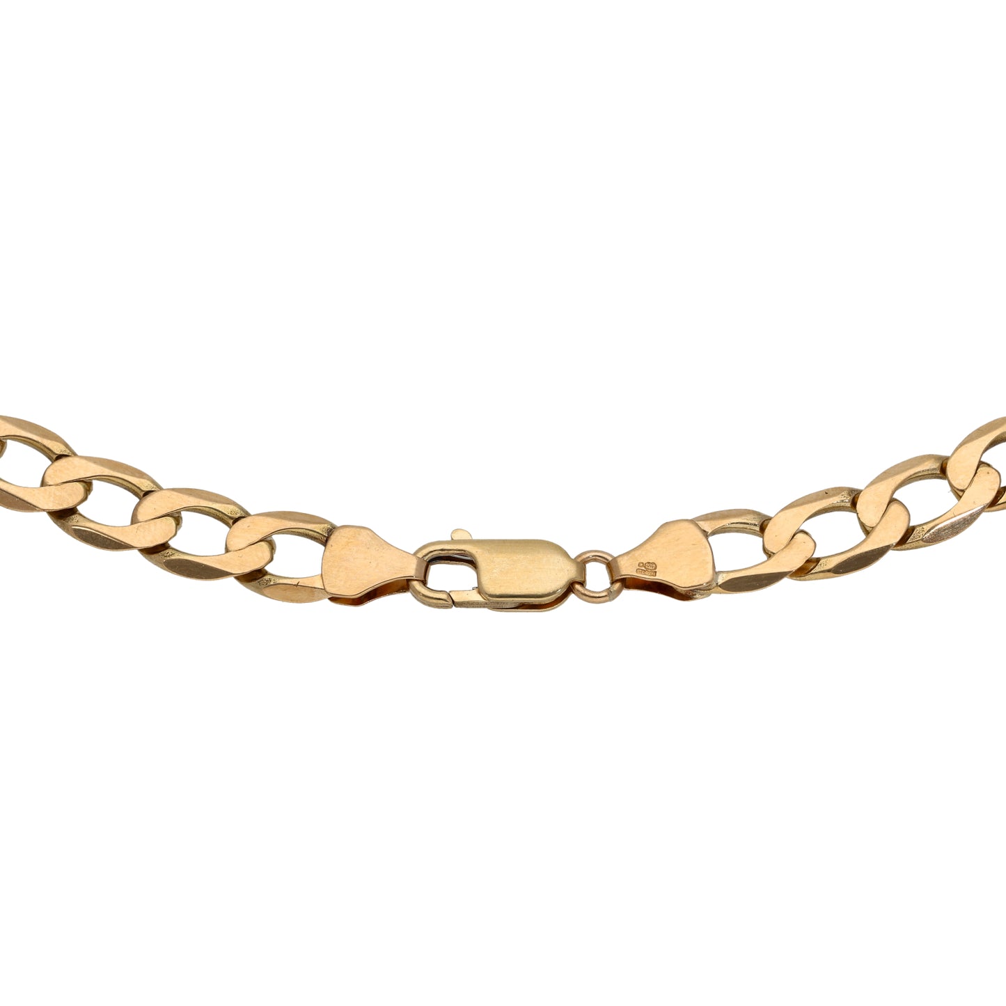 9ct Gold Curb Chain 20"