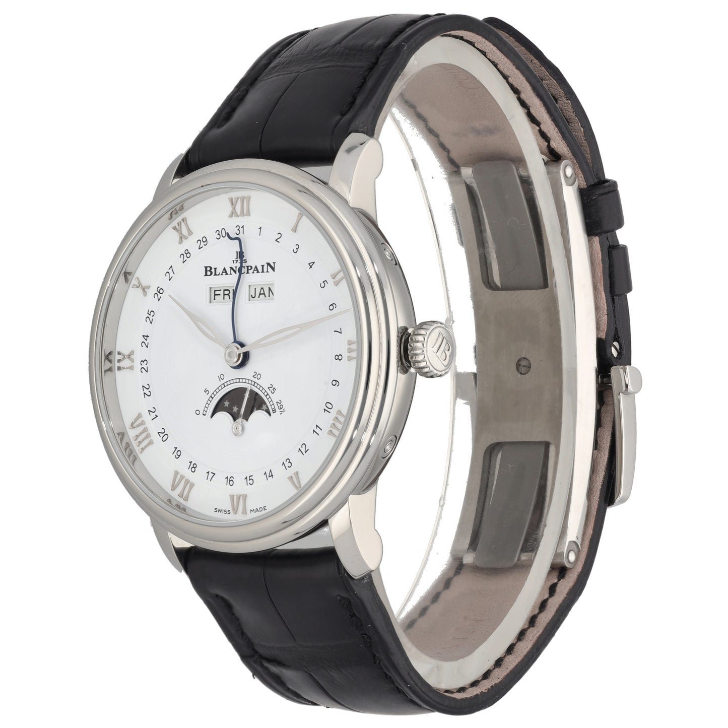 Blancpain Villeret 38mm Stainless Steel Watch