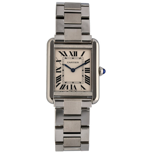 Cartier Tank Solo 3170 24mm Stainless Steel Watch