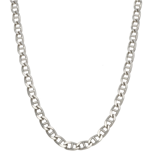 Sterling Silver Anchor Chain 24"