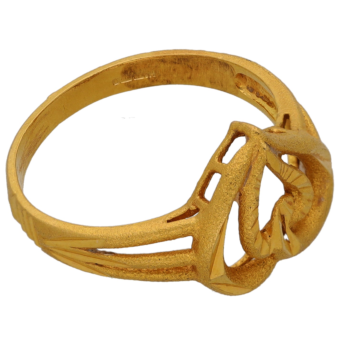 22ct Gold Dress/Cocktail Ring Size L