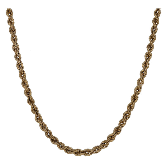 9ct Gold Rope Chain 18"