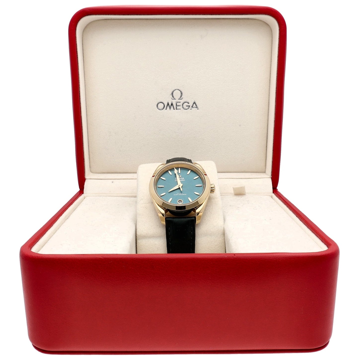 Omega Seamaster Aqua Terra Shades 220.53.34.20.10.001 34mm Gold Watch