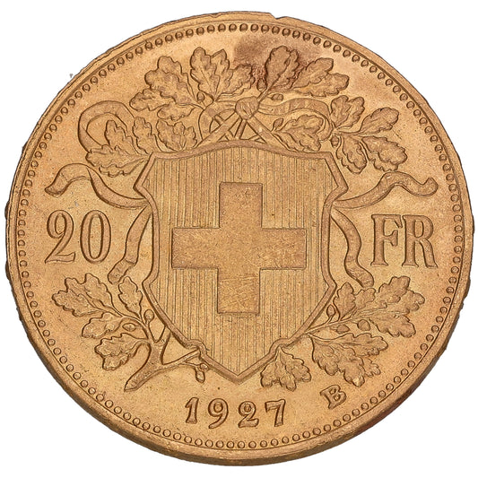 22ct Gold French 20 Francs Coin 1927