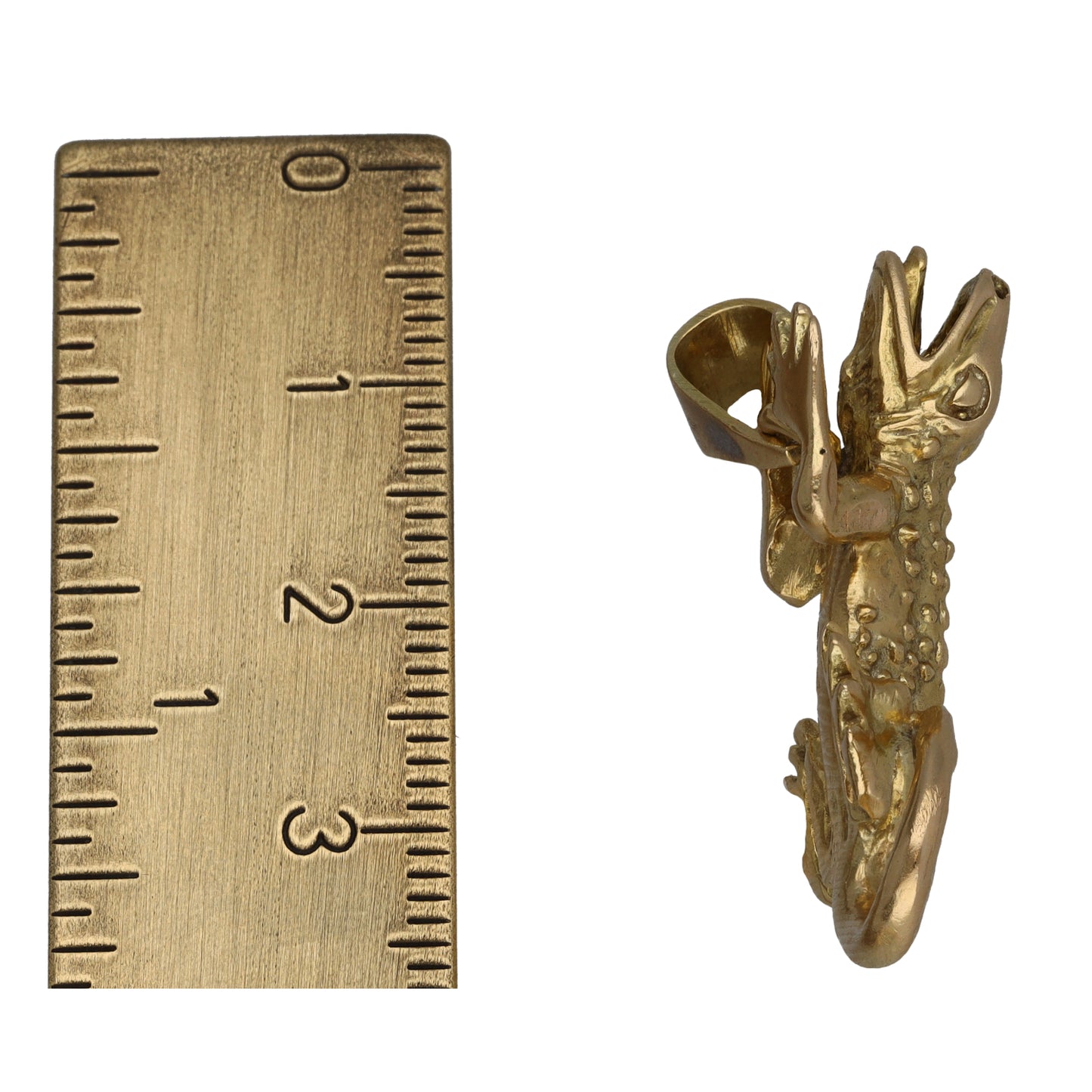 9ct Gold Lizard Pendant