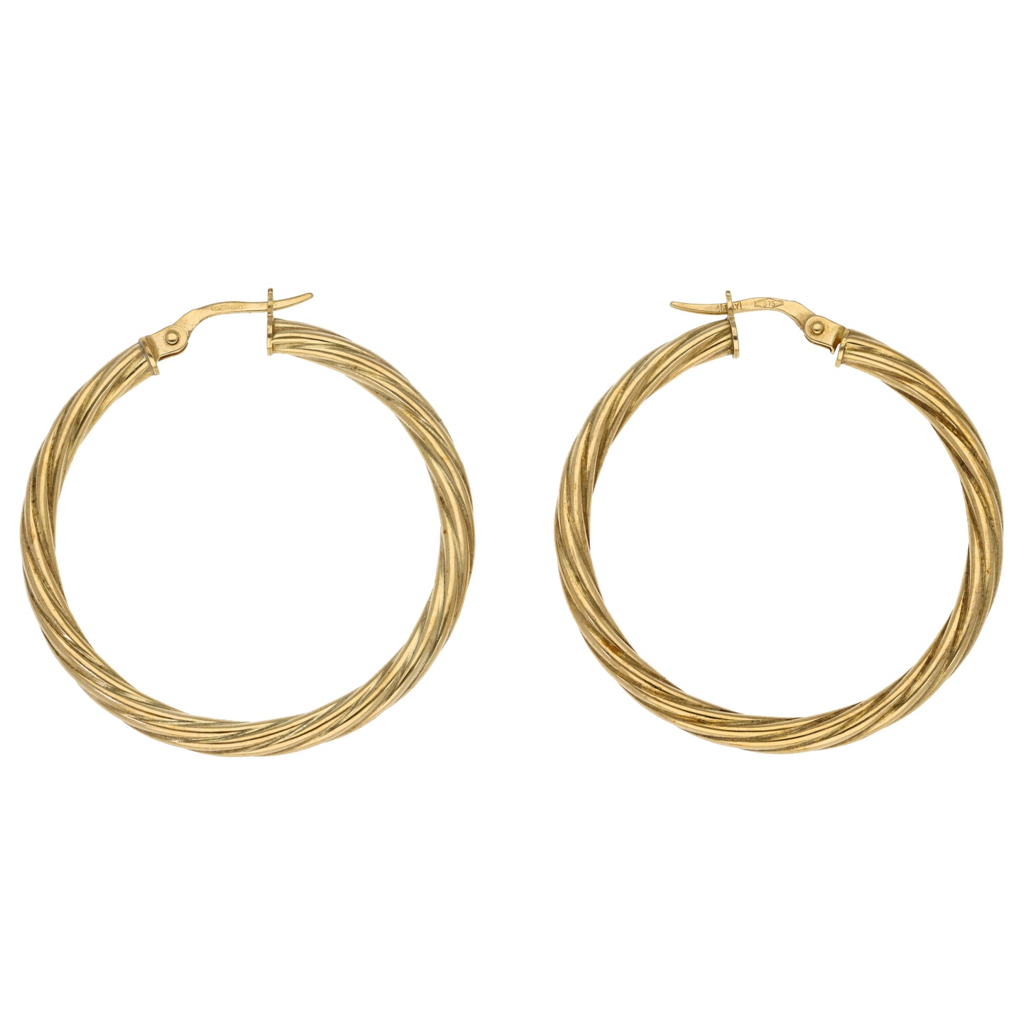 9ct Gold Hoop Earrings