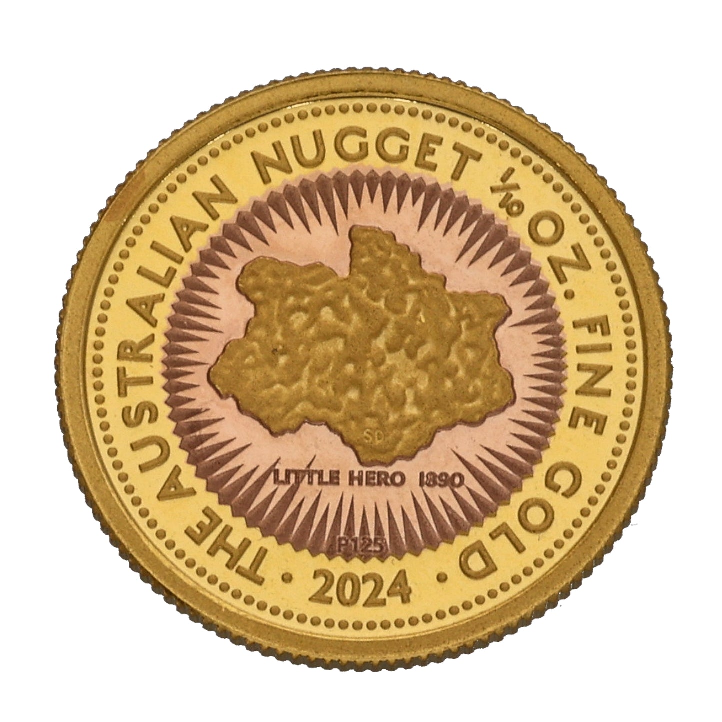 24ct Gold The Australian Nugget 1/10 OZ Coin 2024