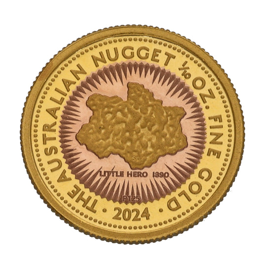 24ct Gold The Australian Nugget 1/10 OZ Coin 2024