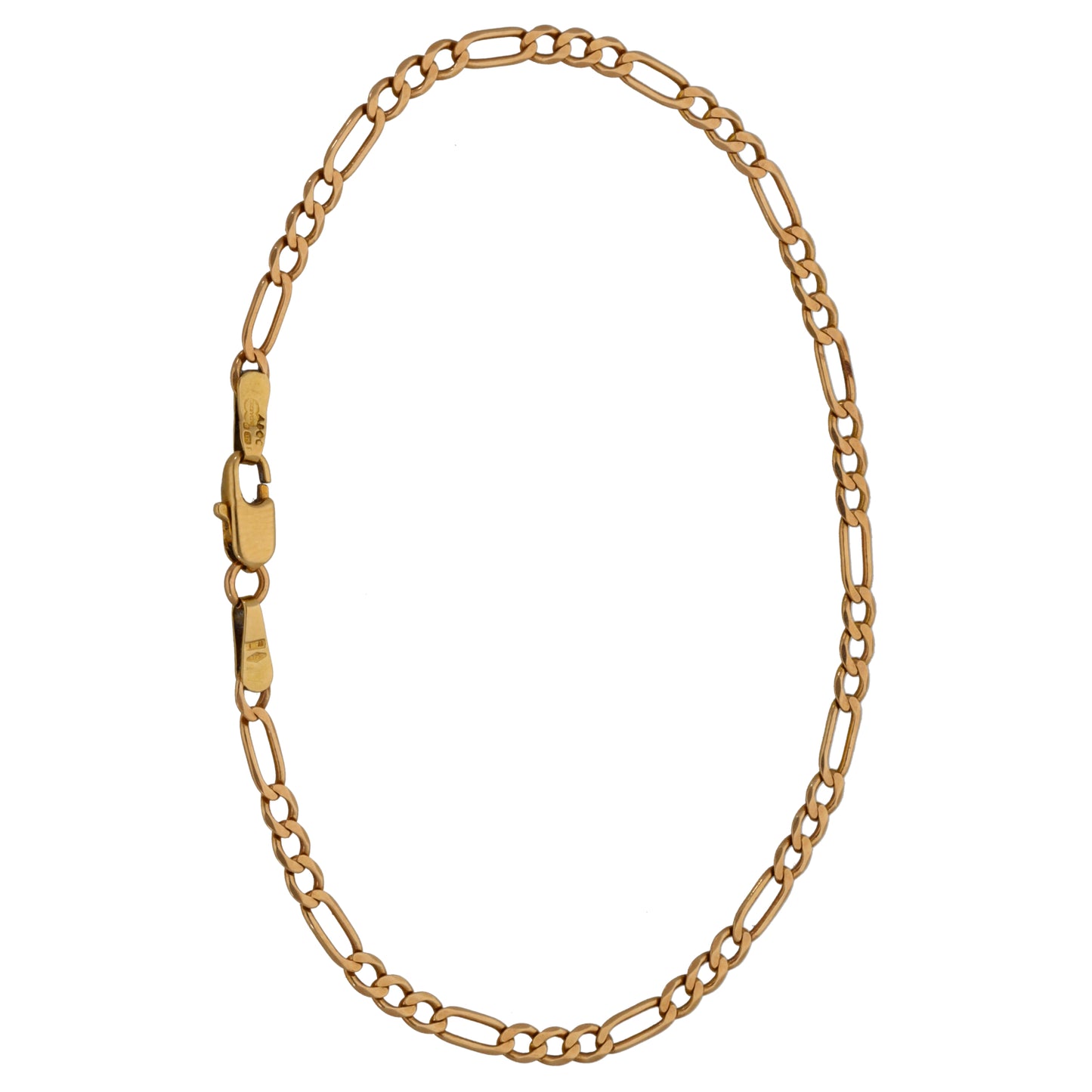9ct Gold Figaro Bracelet