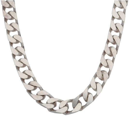Sterling Silver Curb Chain 22"