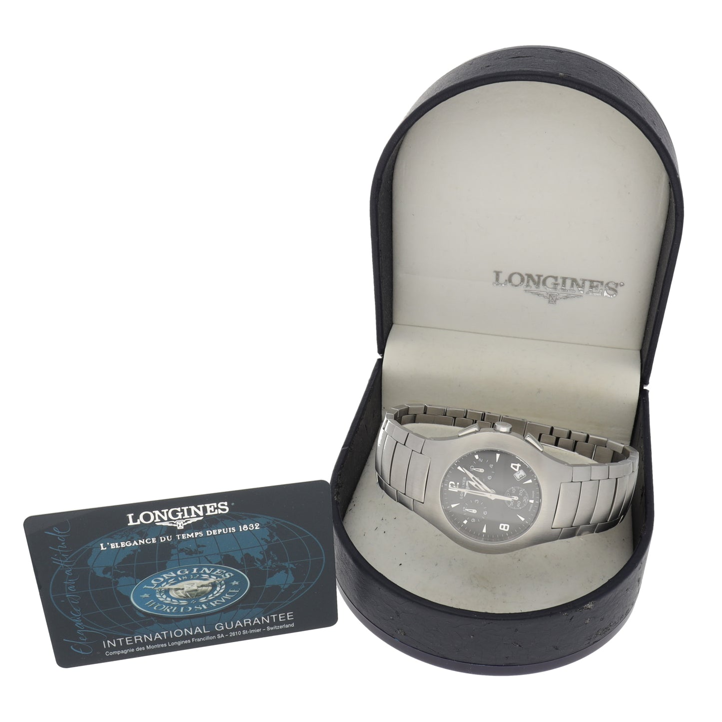 Longines Oposition L3.618.4 38mm Stainless Steel Watch