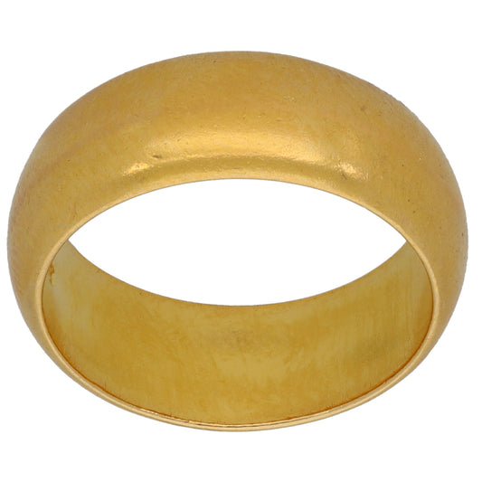 22ct Gold Plain Wedding Ring Size K