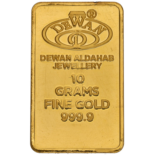 24ct 10g Gold Bar