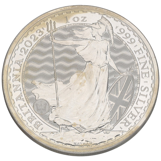 Fine Silver Queen Elizabeth II 1 OZ Britannia Coin 2023