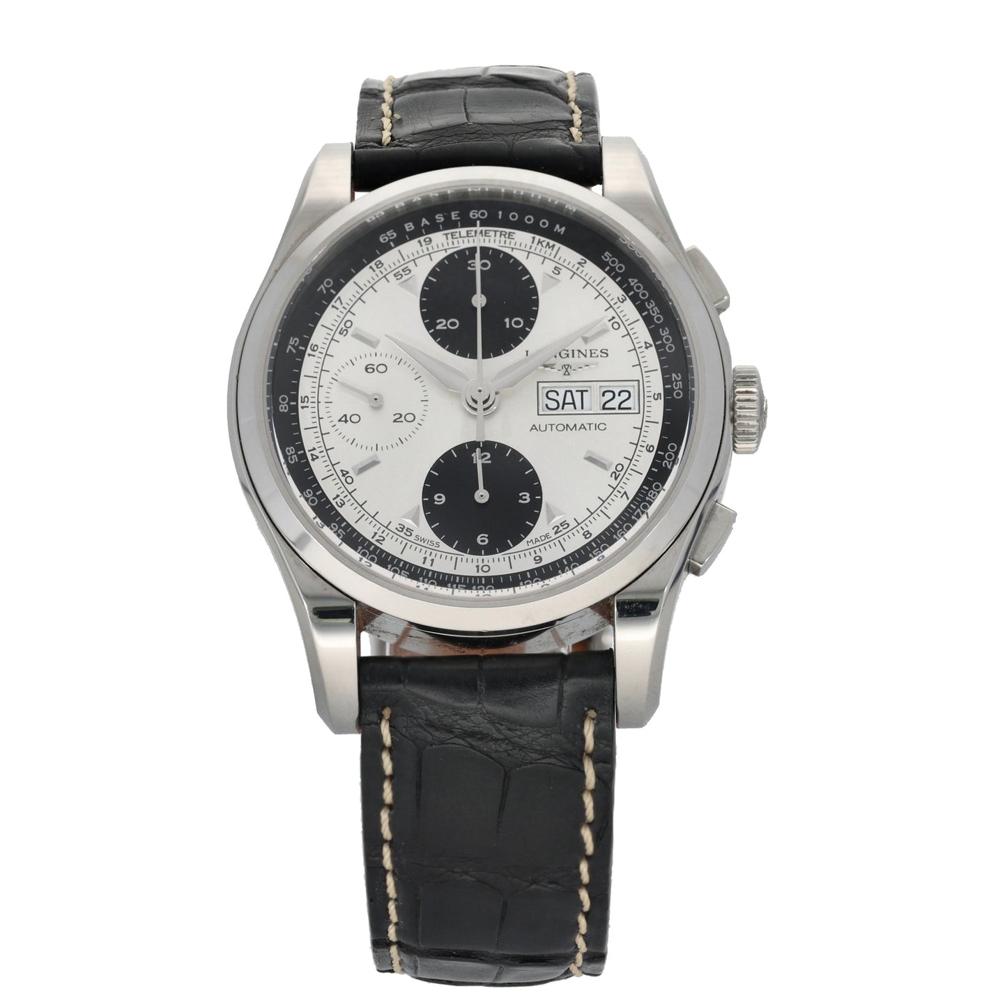 Longines Heritage L2.747.4 40mm Stainless Steel Watch