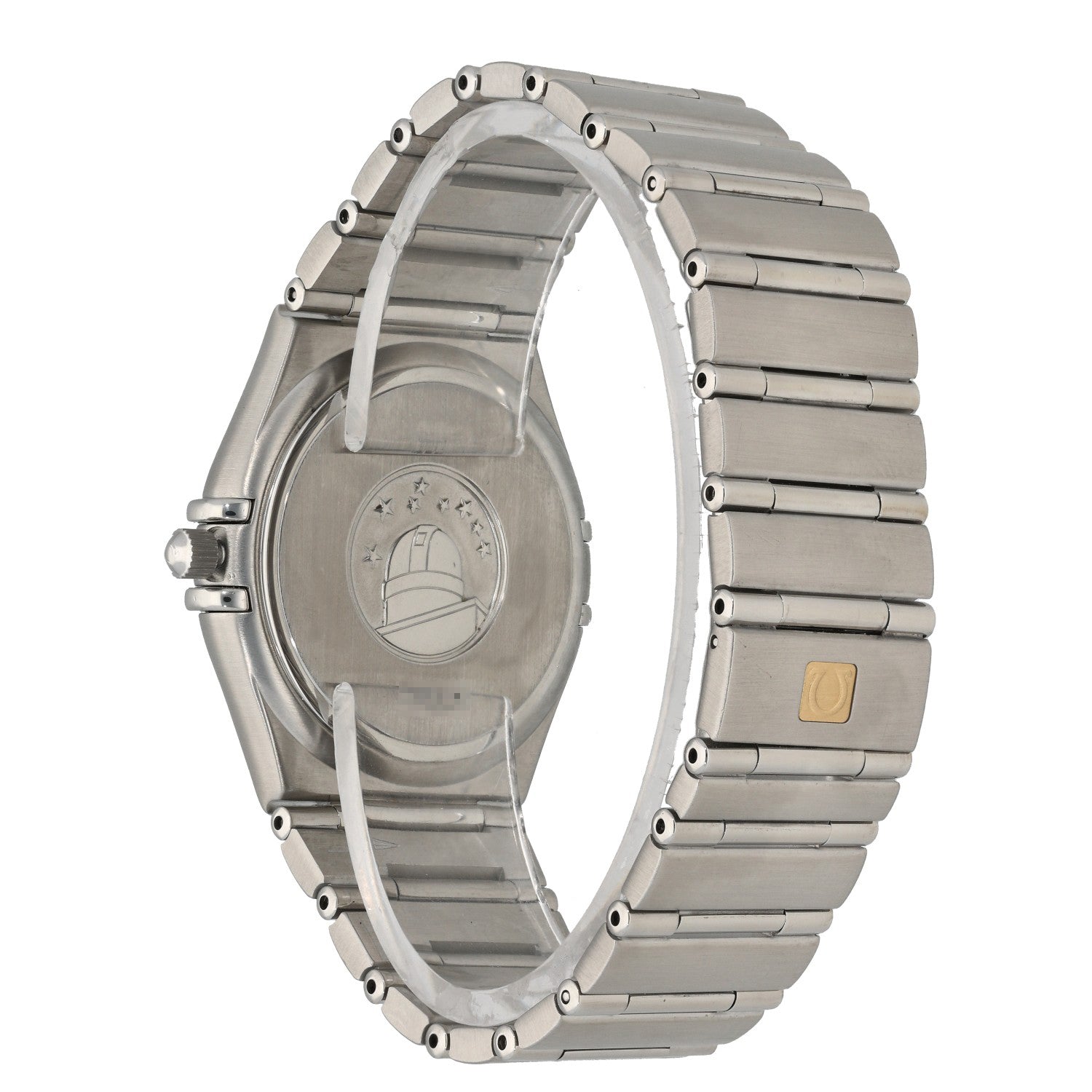 Omega Constellation 1512.40.00, Blue Dial, Stainless Steel, Rear Angle Image