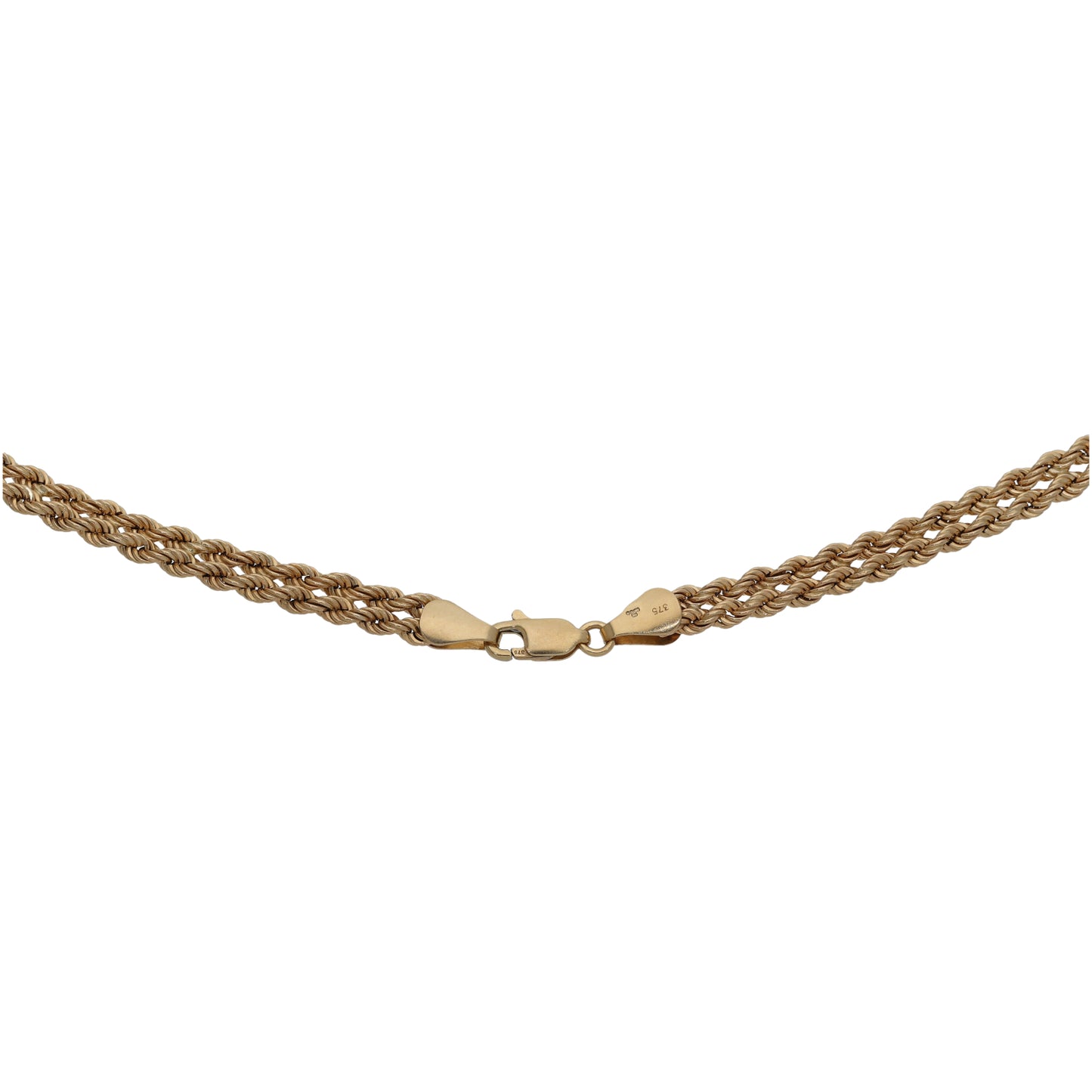 9ct Gold Fancy Necklace 16"