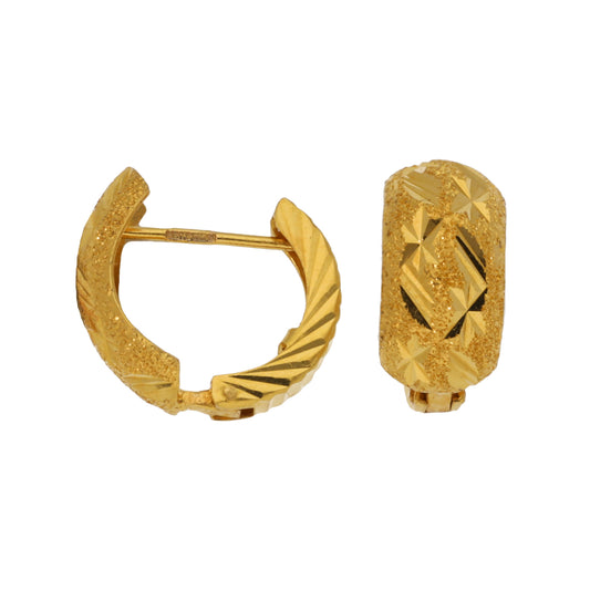 22ct Gold Creole Earrings