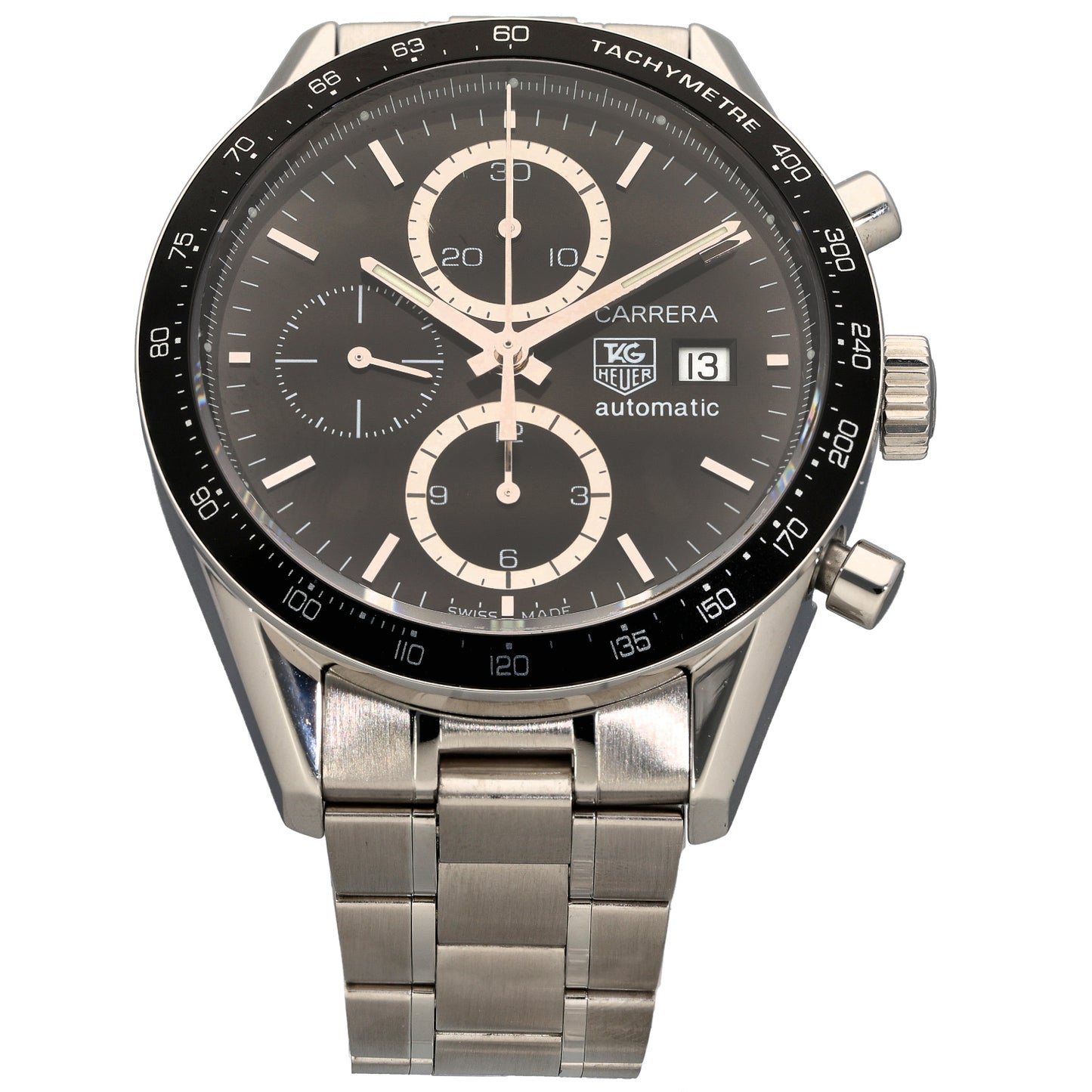 Tag Heuer Carrera CV2010-1 41mm Stainless Steel Watch