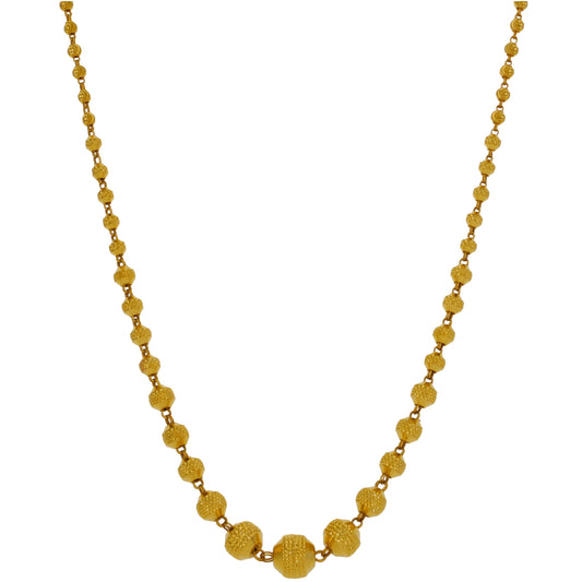22ct Gold Fancy Necklace 22"