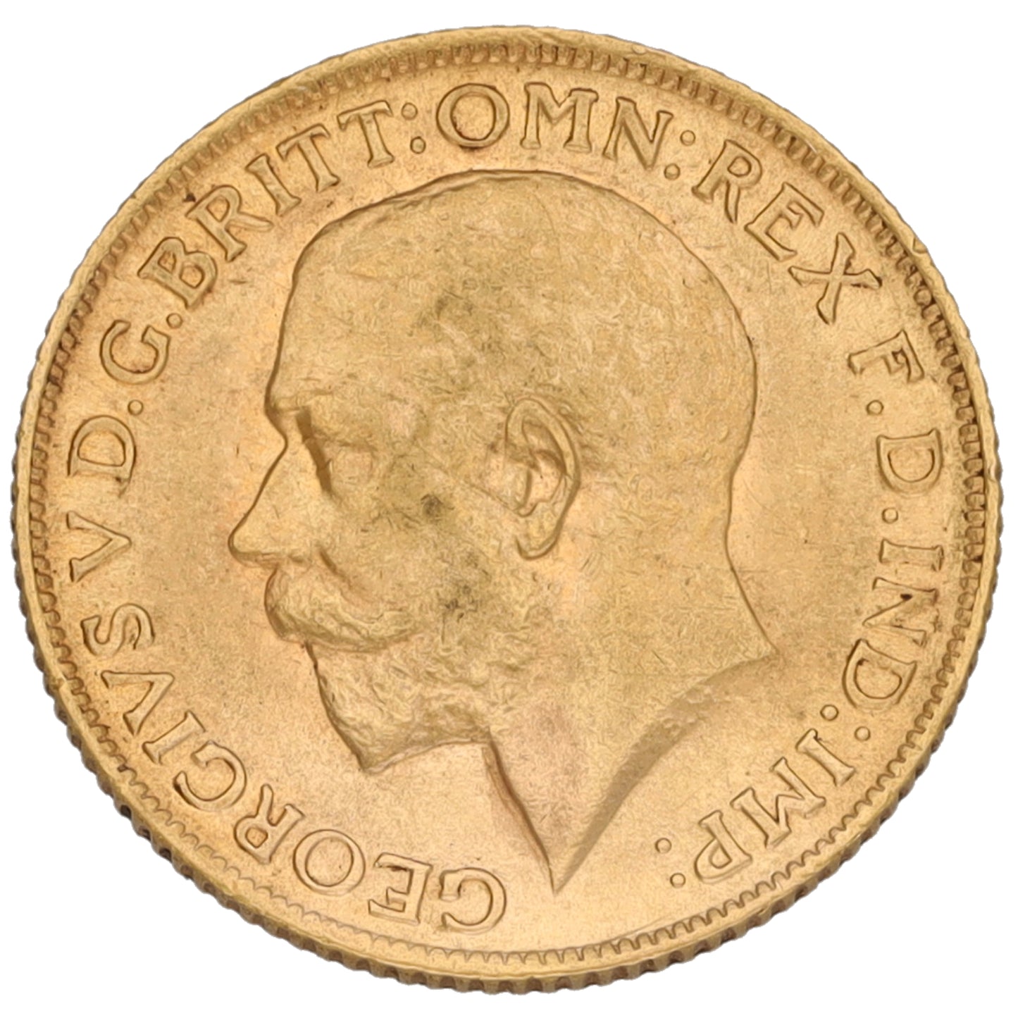 22ct Gold King George V Full Sovereign Coin 1912