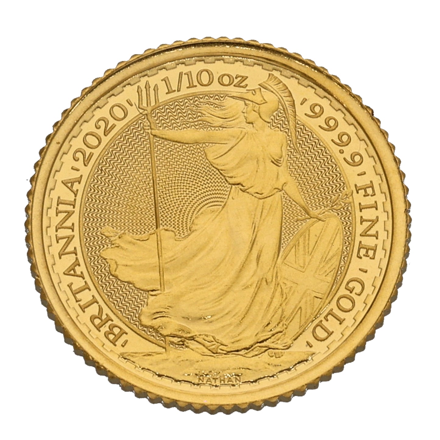 24ct Gold Queen Elizabeth II 1/10 OZ Britannia Coin 2020