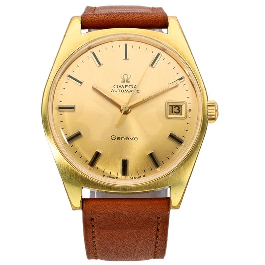 Omega Vintage 35mm Gold Plated Watch